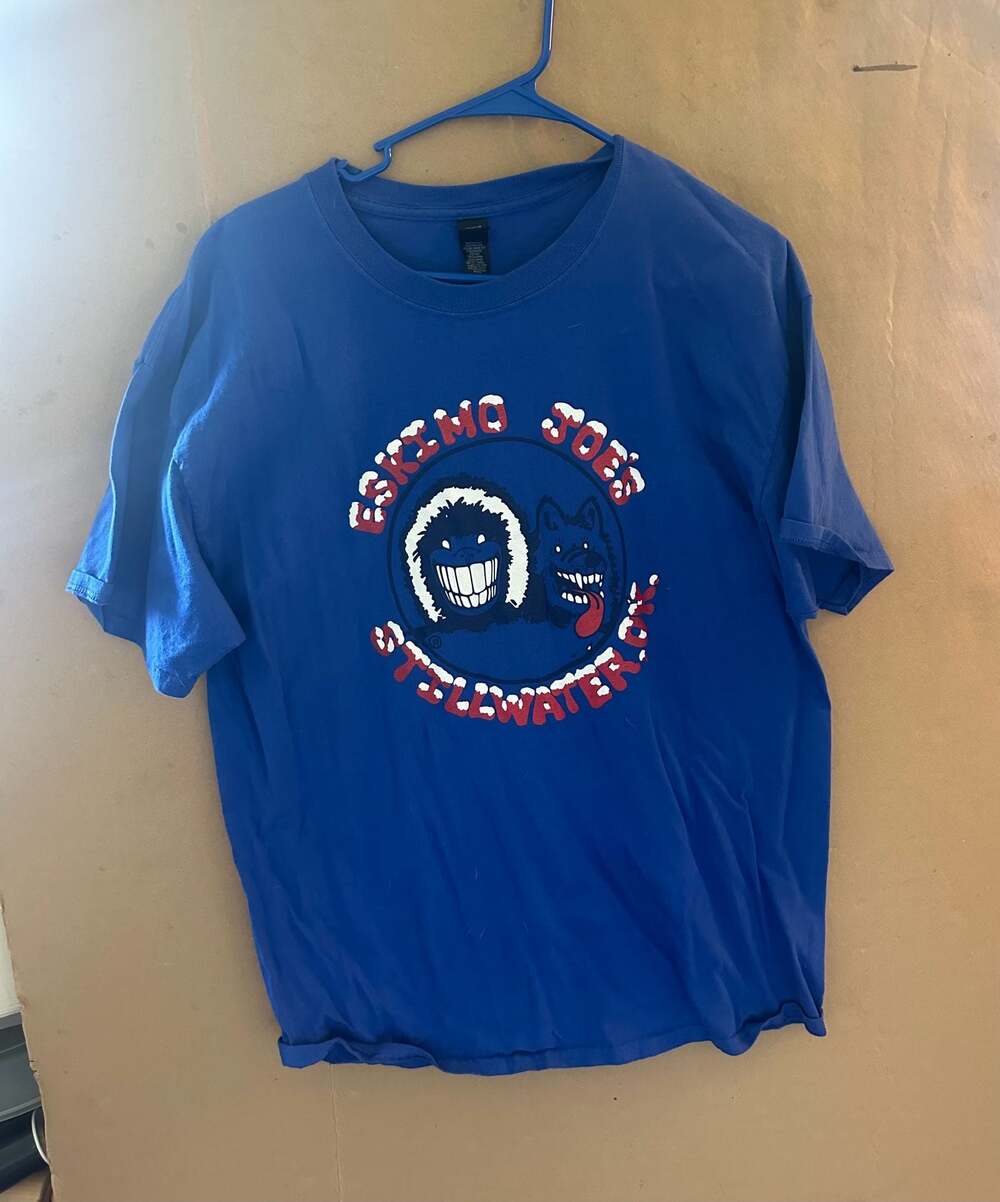 Eskimo Joe's Stillwater OK Graphic T-Shirt Blue Size XL